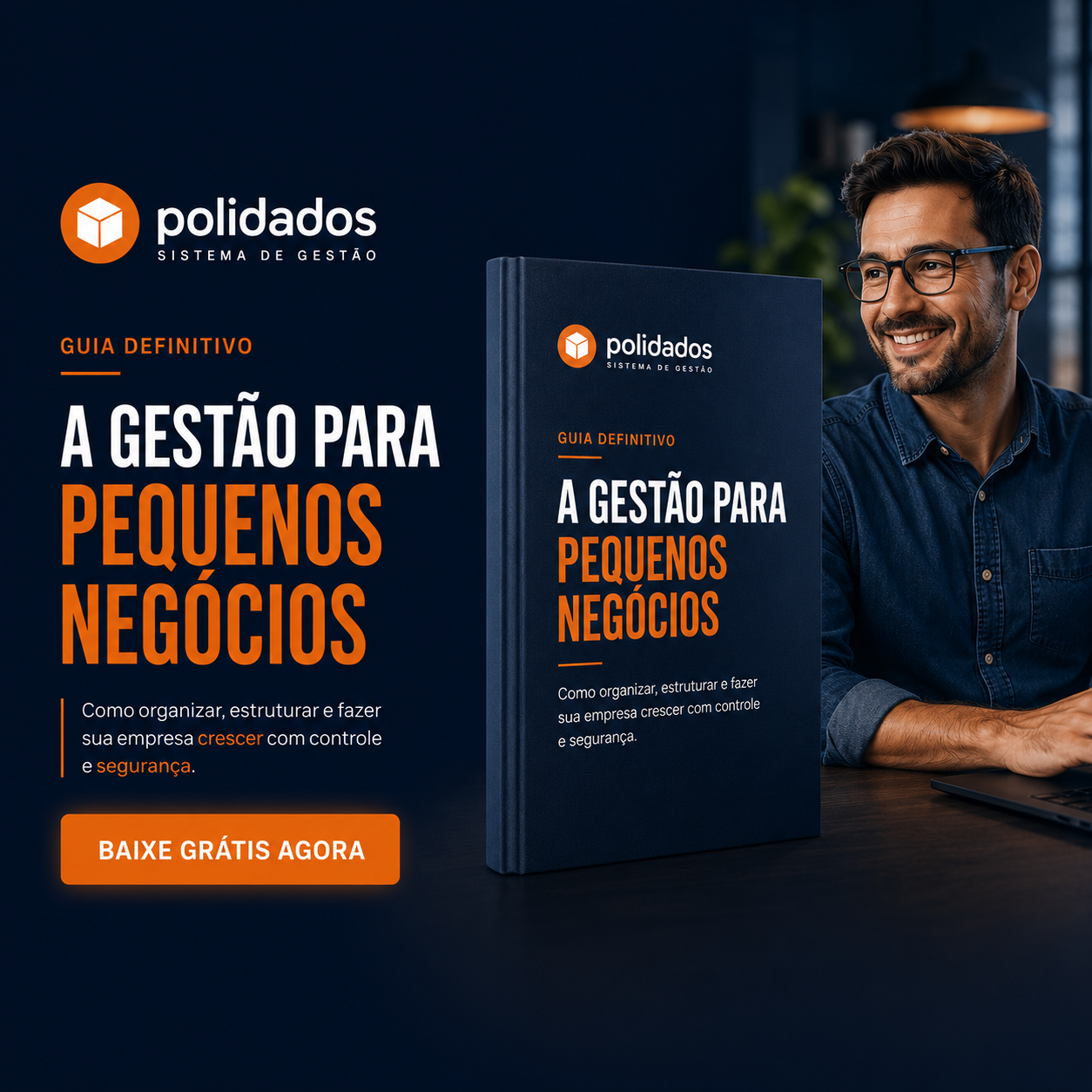 Guia Definitivo de Gestão da PoliDados — capa do e-book